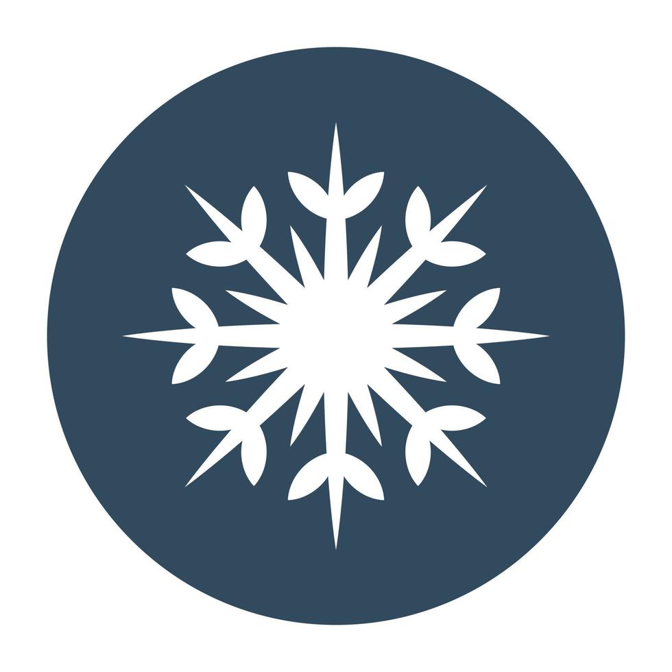 Trendy Snowflake Concepts vector