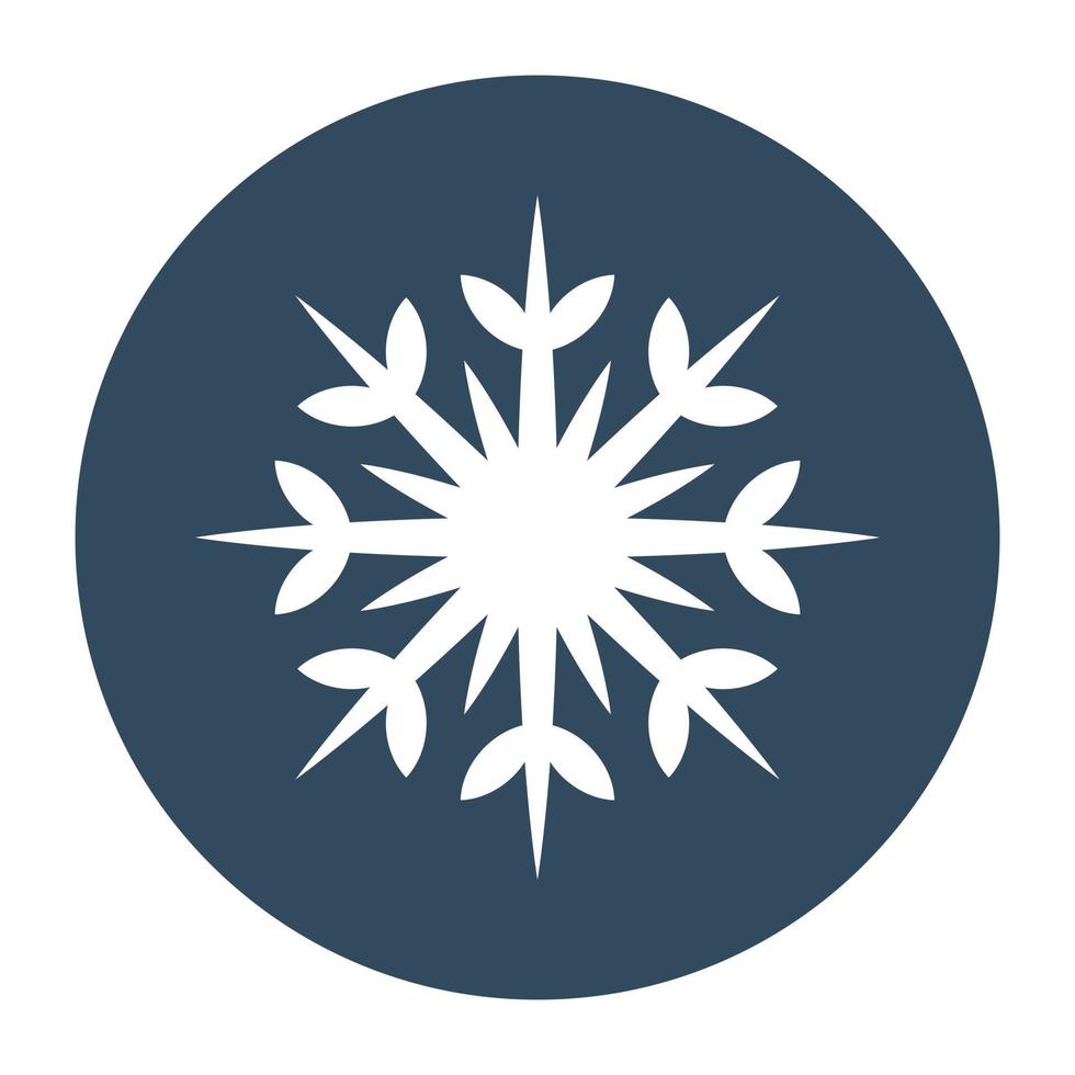 Trendy Snowflake Concepts vector