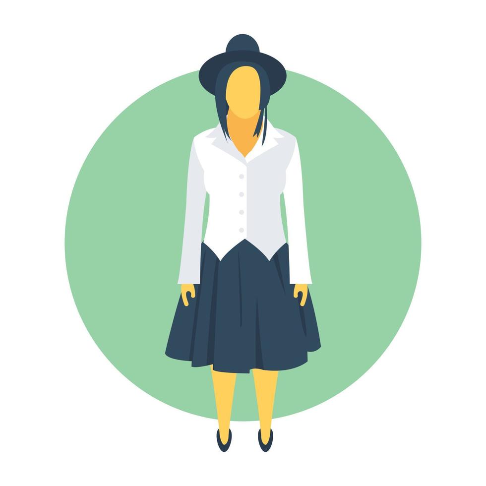 Trendy Female Concepts vector