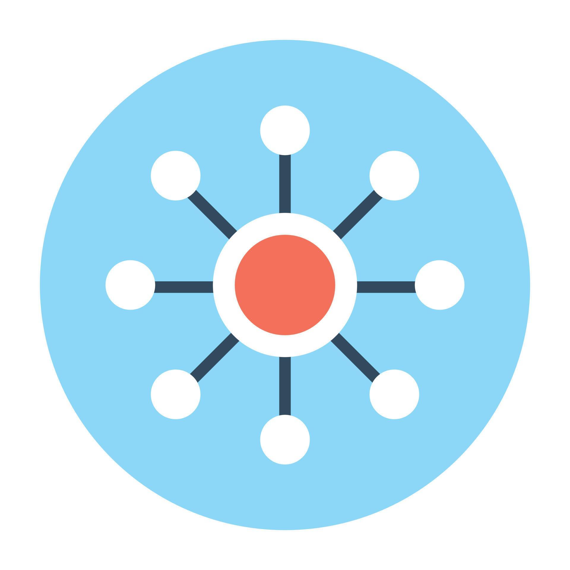 Trendy Networking Concepts 5850145 Vector Art at Vecteezy