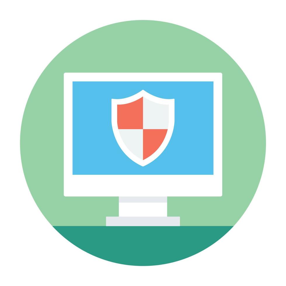Computer Protection Concepts vector