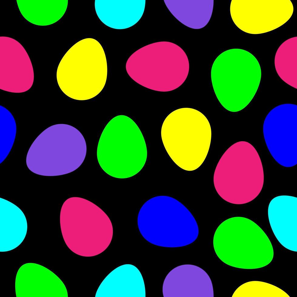 Easter eggs seamless pattern. vector illustration
