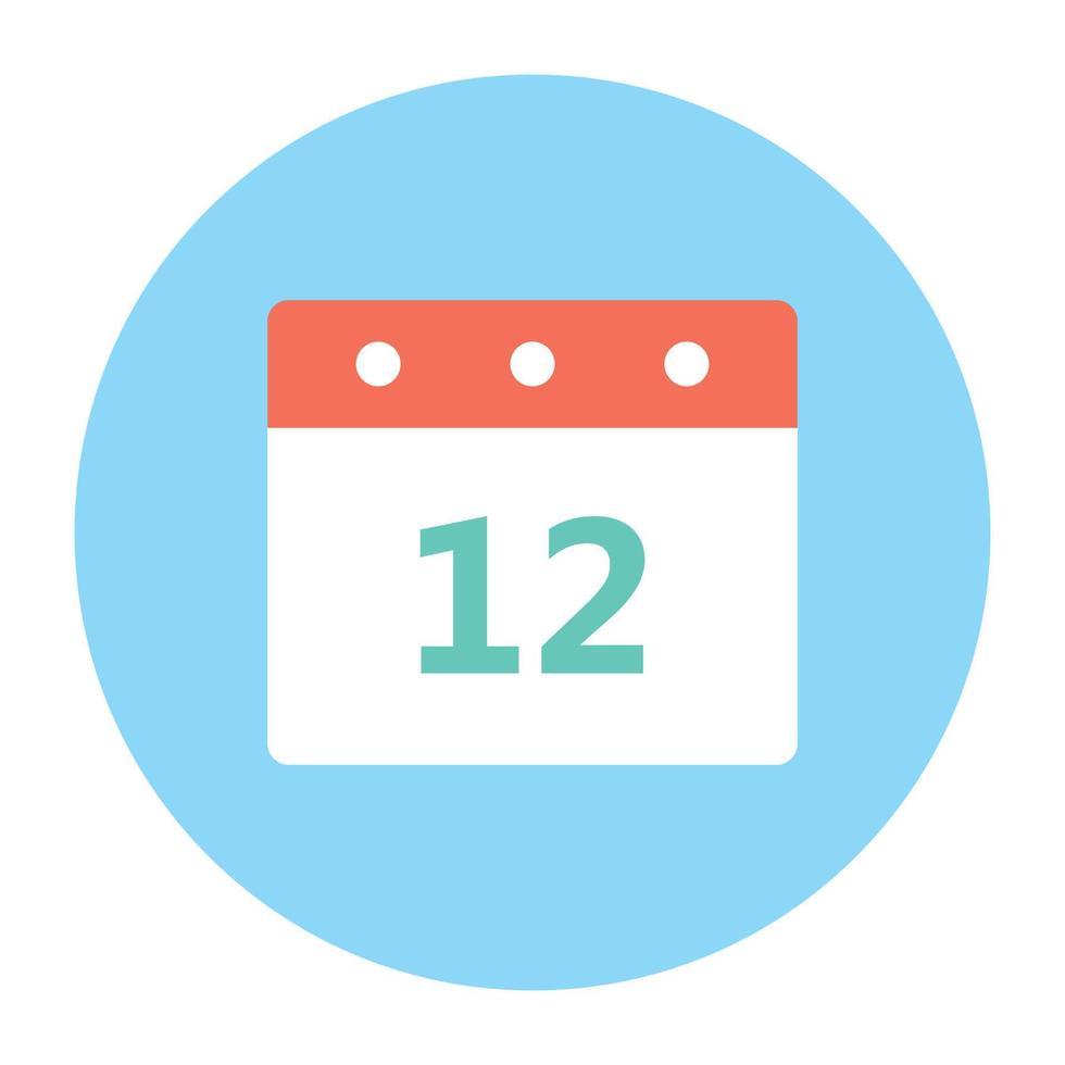 Trendy Calendar Concepts vector