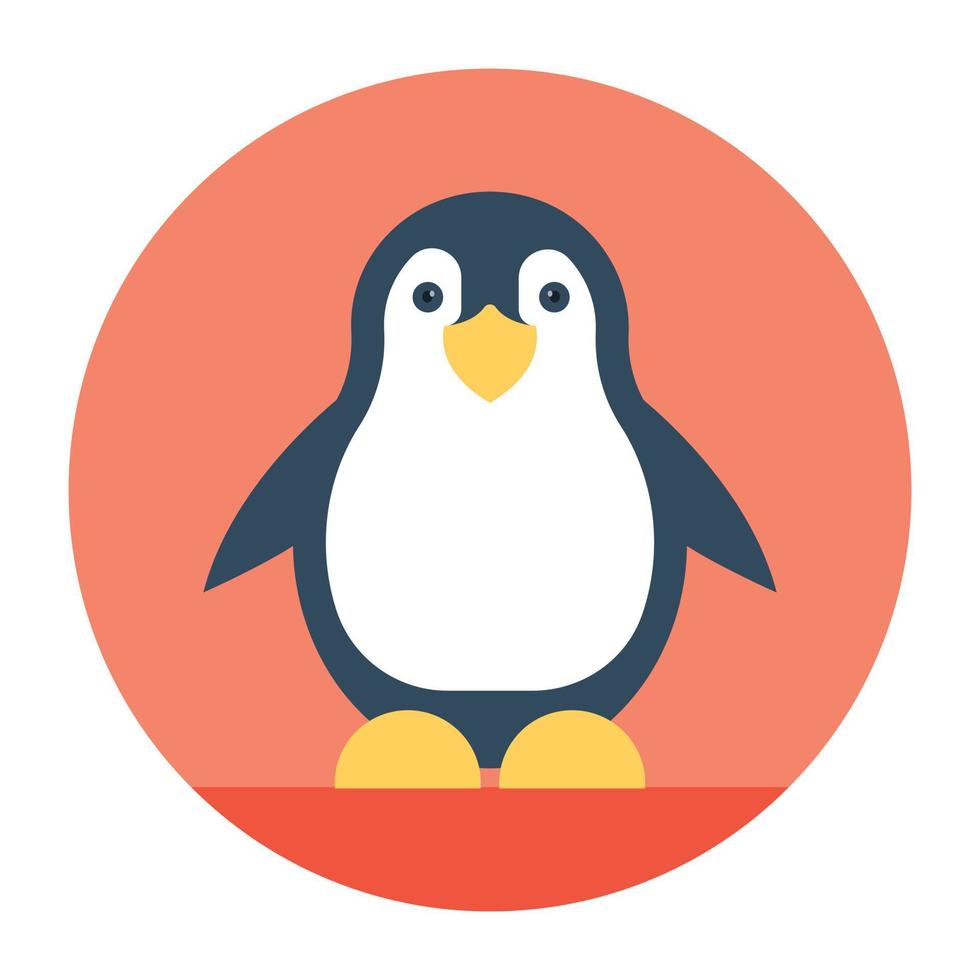 Trendy Penguin Concepts vector