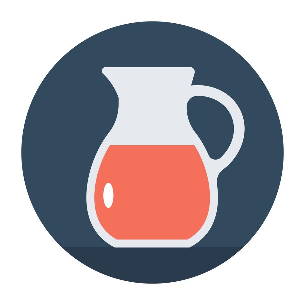 Trendy Jug Concepts vector