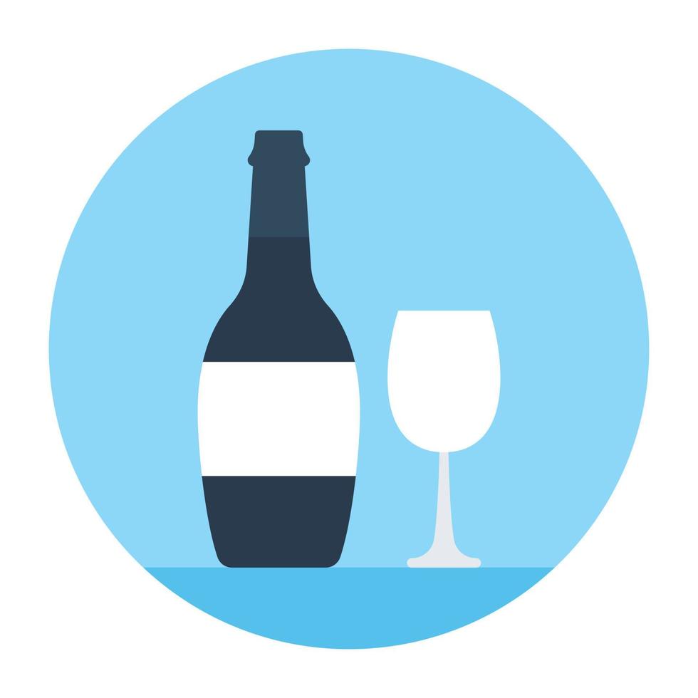 Trendy Wine Concepts vector