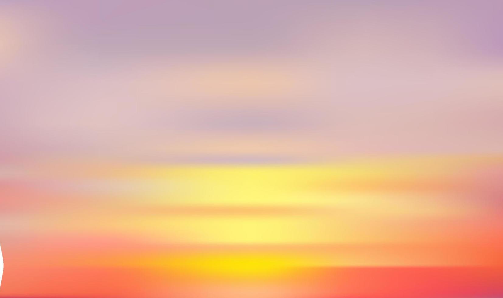 Motion blurs tropical sunset beach with a background of abstract ocean waves bokeh sunlight. summer vacation and business travel concept. Antique tone color filter style vector