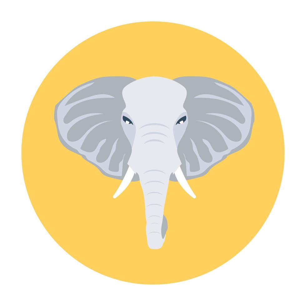 Trendy Elephant Concepts vector