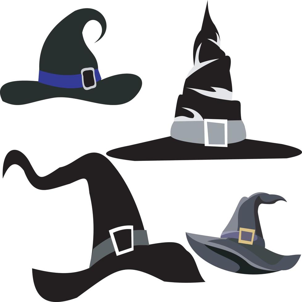 vector witch hat