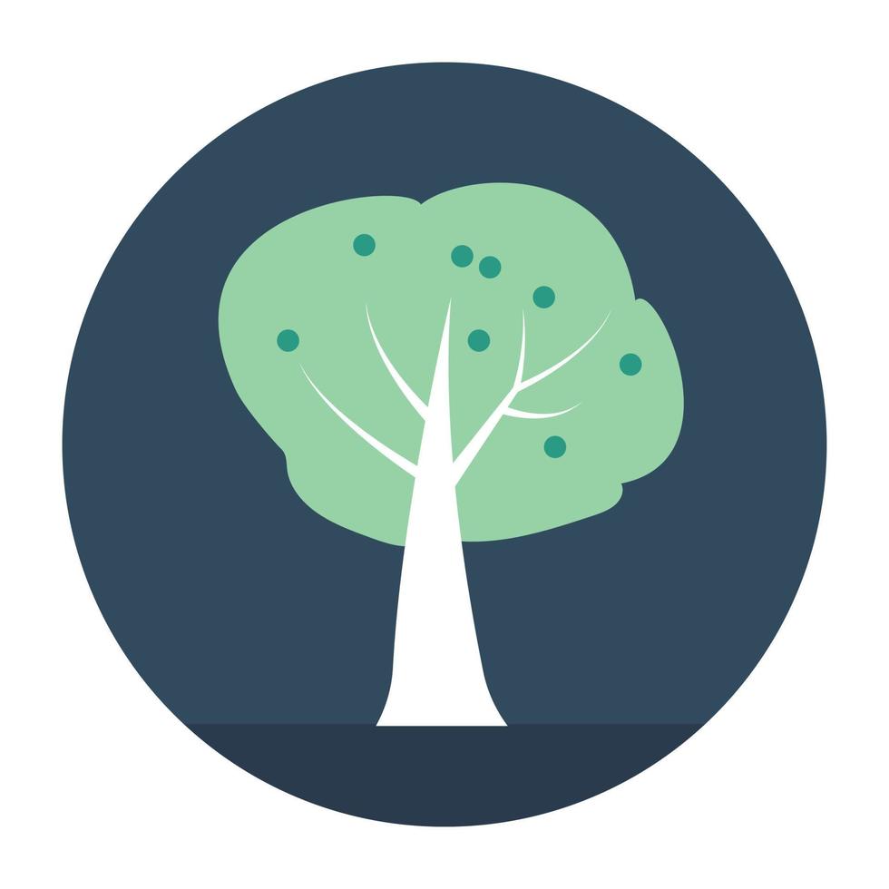 Trendy Tree Concepts vector