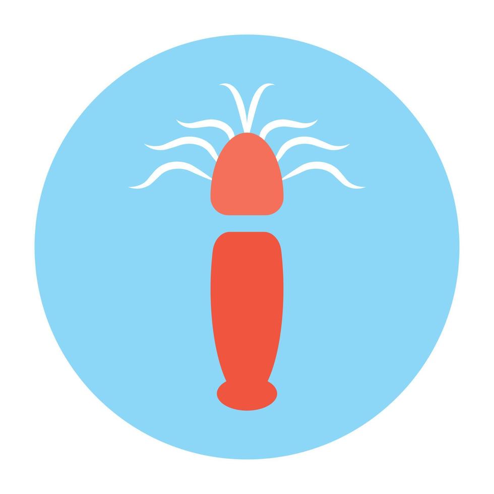 Trendy Squid Concepts vector