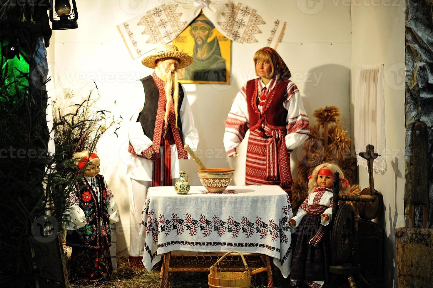 Christmas nativity crib sets photo