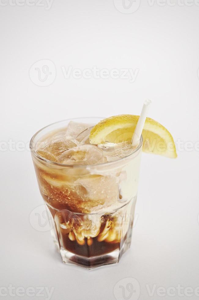 cocktail white russian isolated on the white background photo