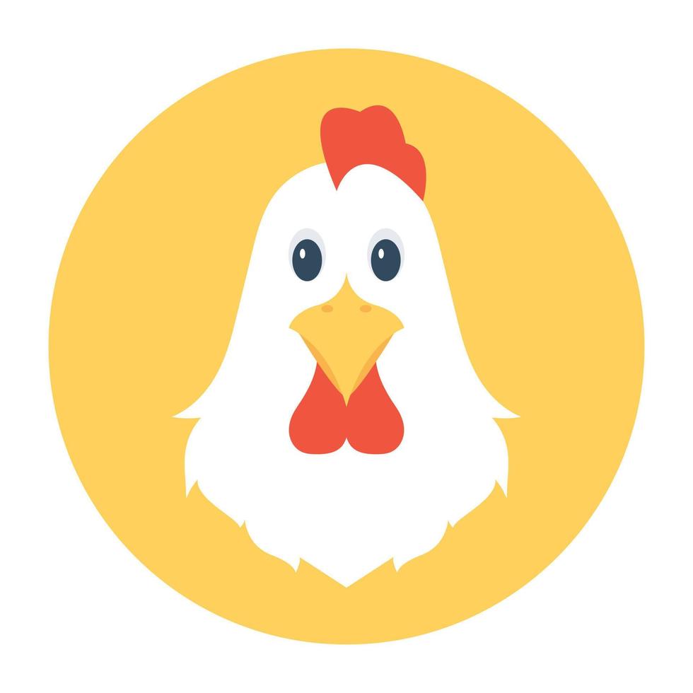 Trendy Rooster Concepts vector