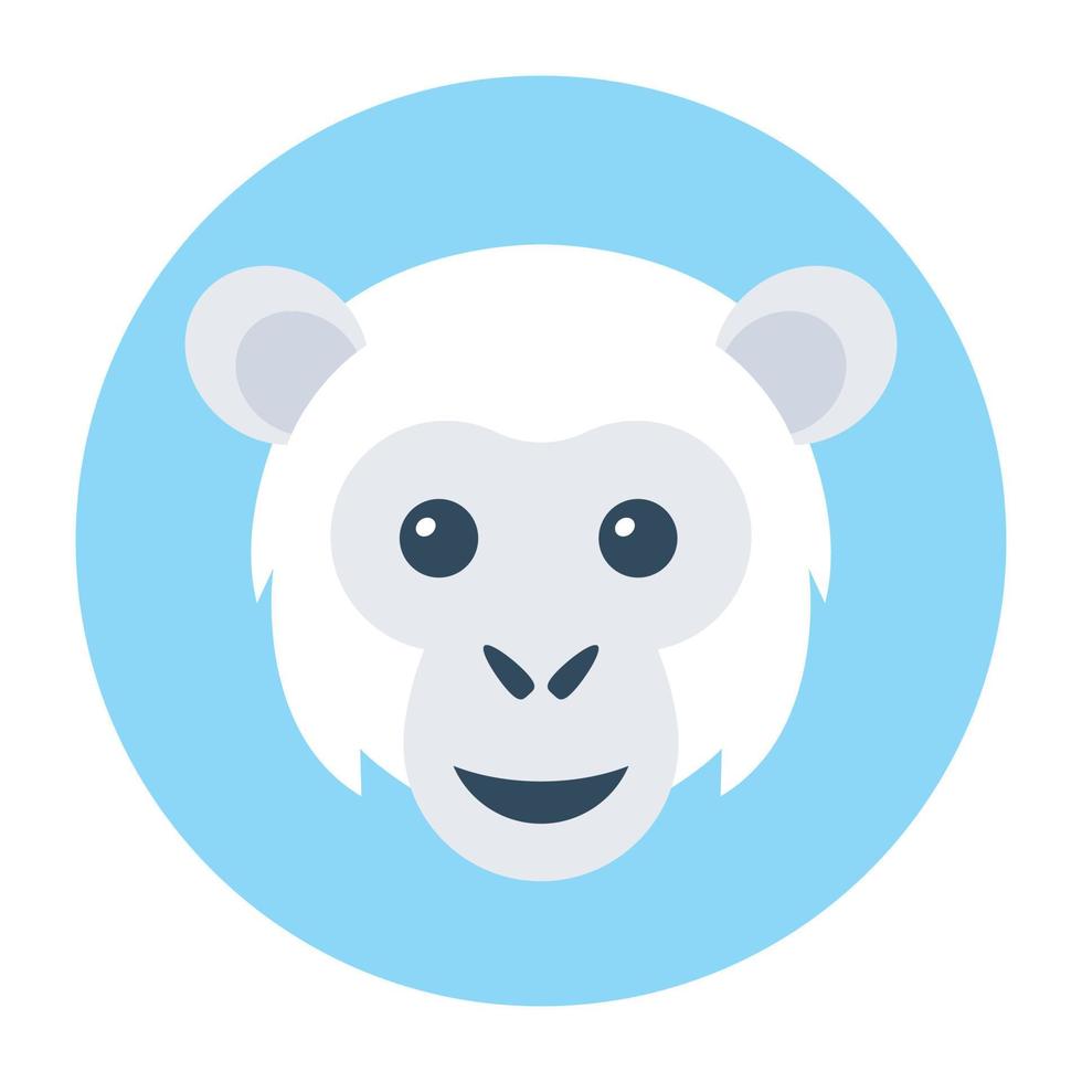 Trendy Monkey Concepts vector