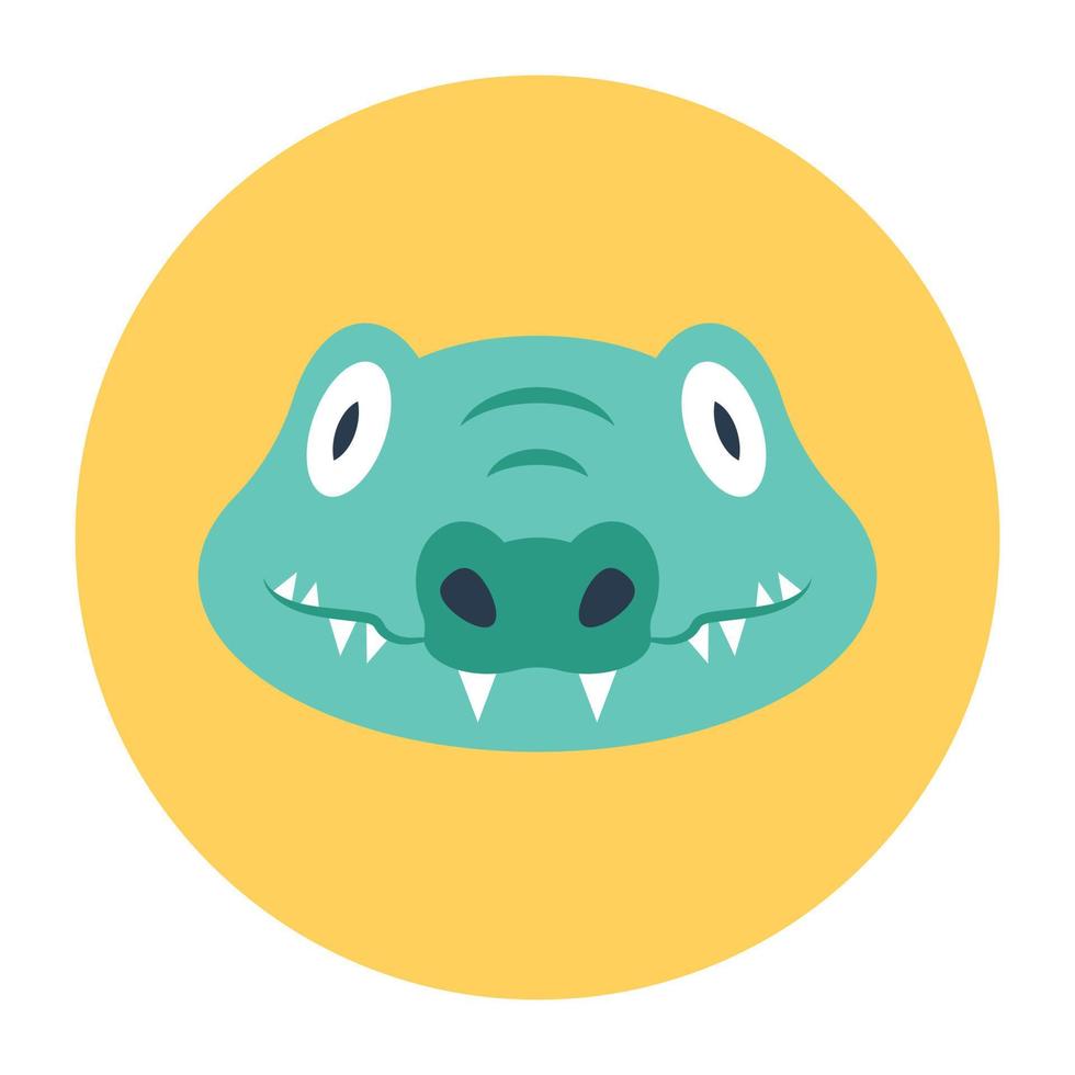 Trendy Crocodile Concepts vector