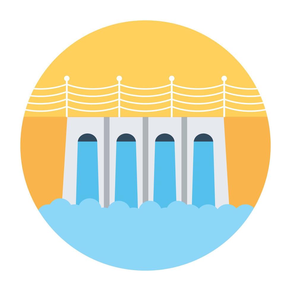Water Dam Concepts vector