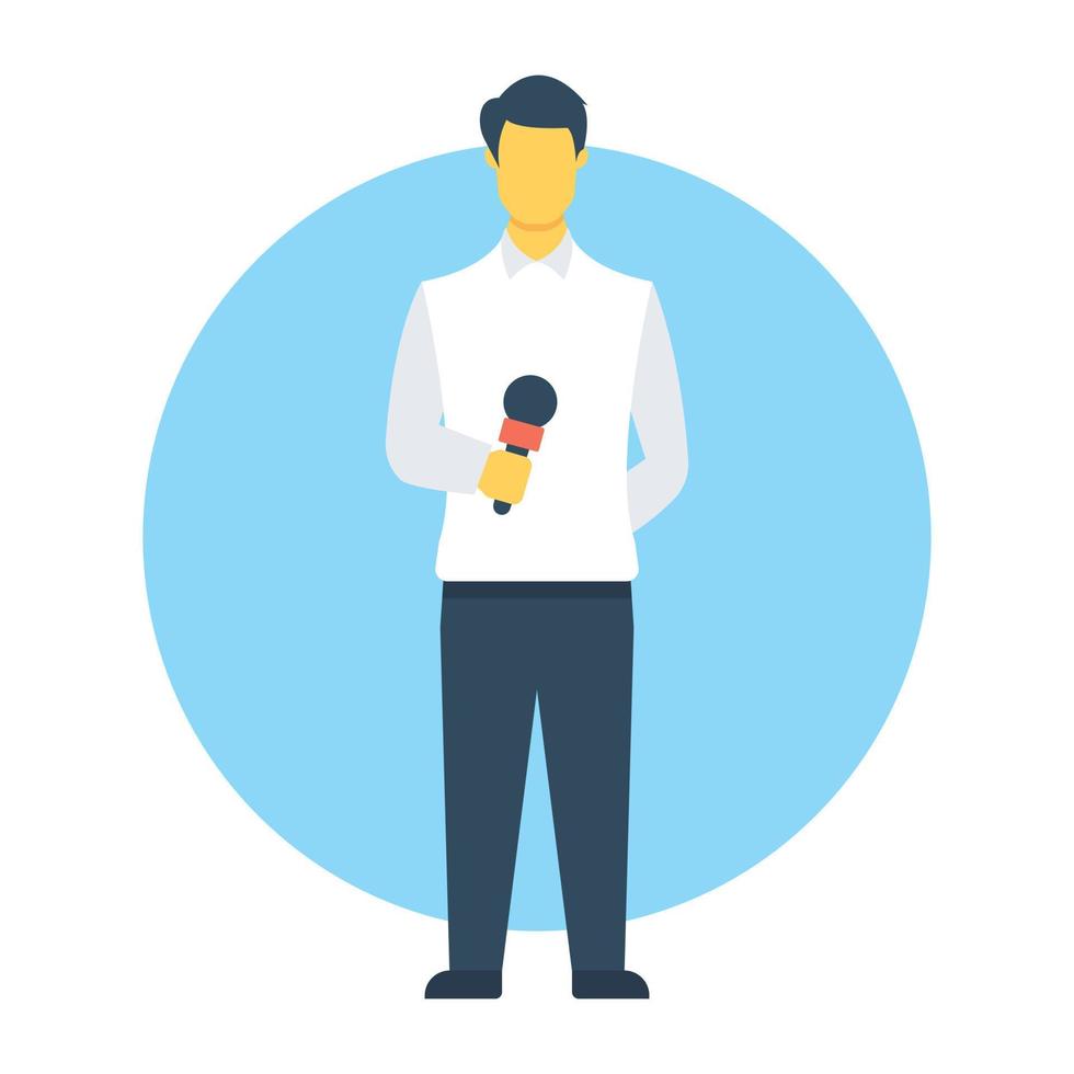 Public Speaker Concepts vector