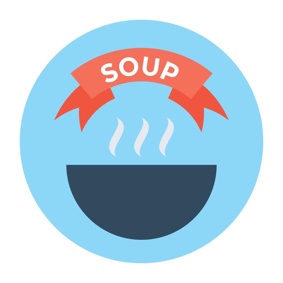 Trendy Soup Concepts vector