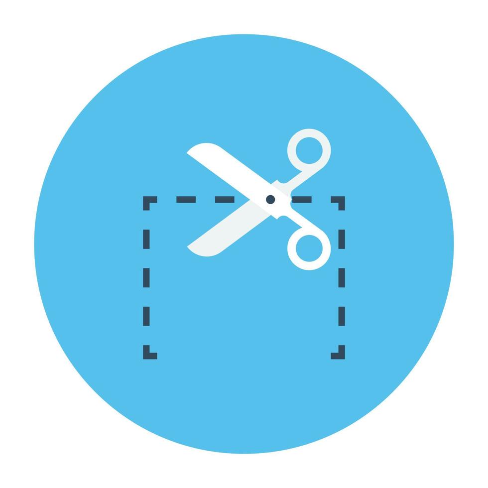 Trendy Scissor Concepts vector