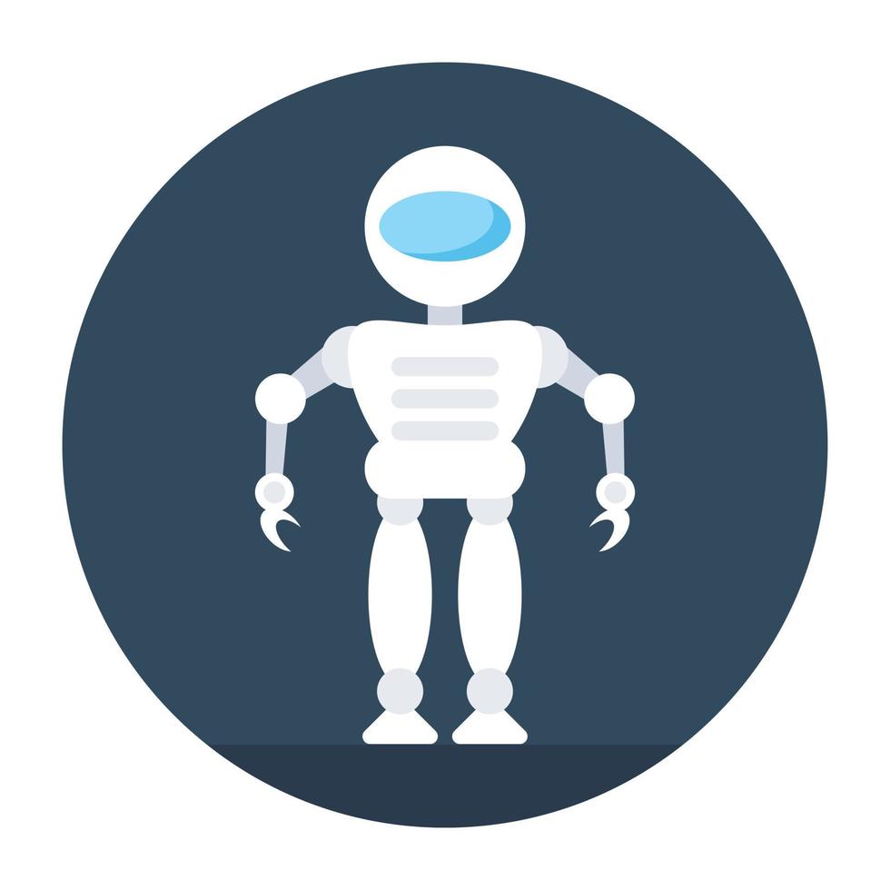 Trendy Humanoid Robot vector