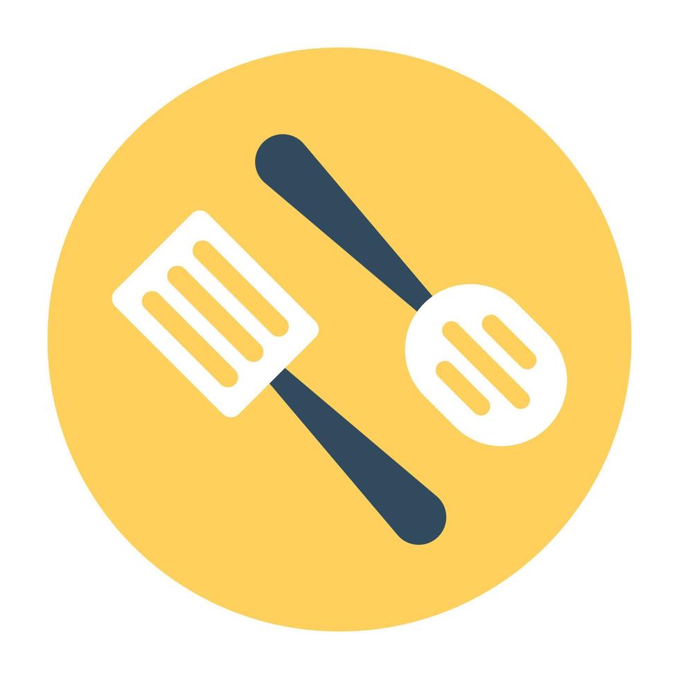 Trendy Spatula Concepts vector