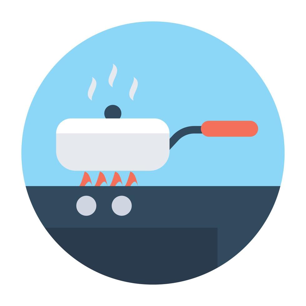 Trendy Cooking Concepts vector