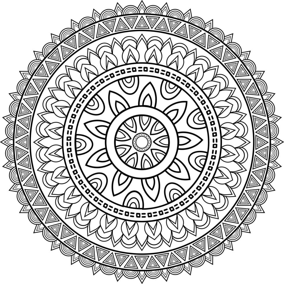 Flower Mandala. Vintage decorative elements. Oriental pattern, vector illustration. Islam, Arabic, Indian, turkish, pakistan, chinese, ottoman motifs