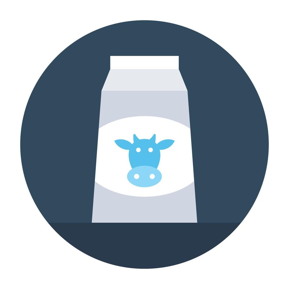 conceptos de leche de vaca vector