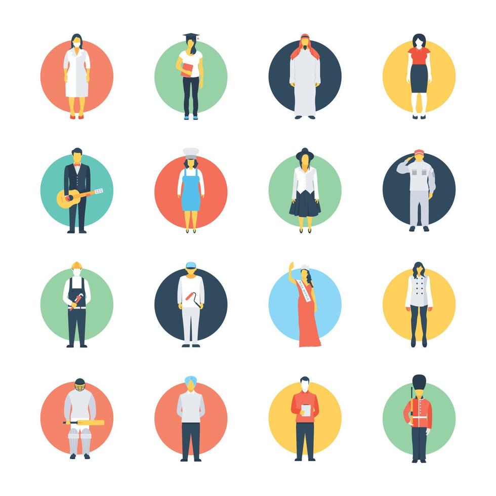 Trendy Postman Concepts vector