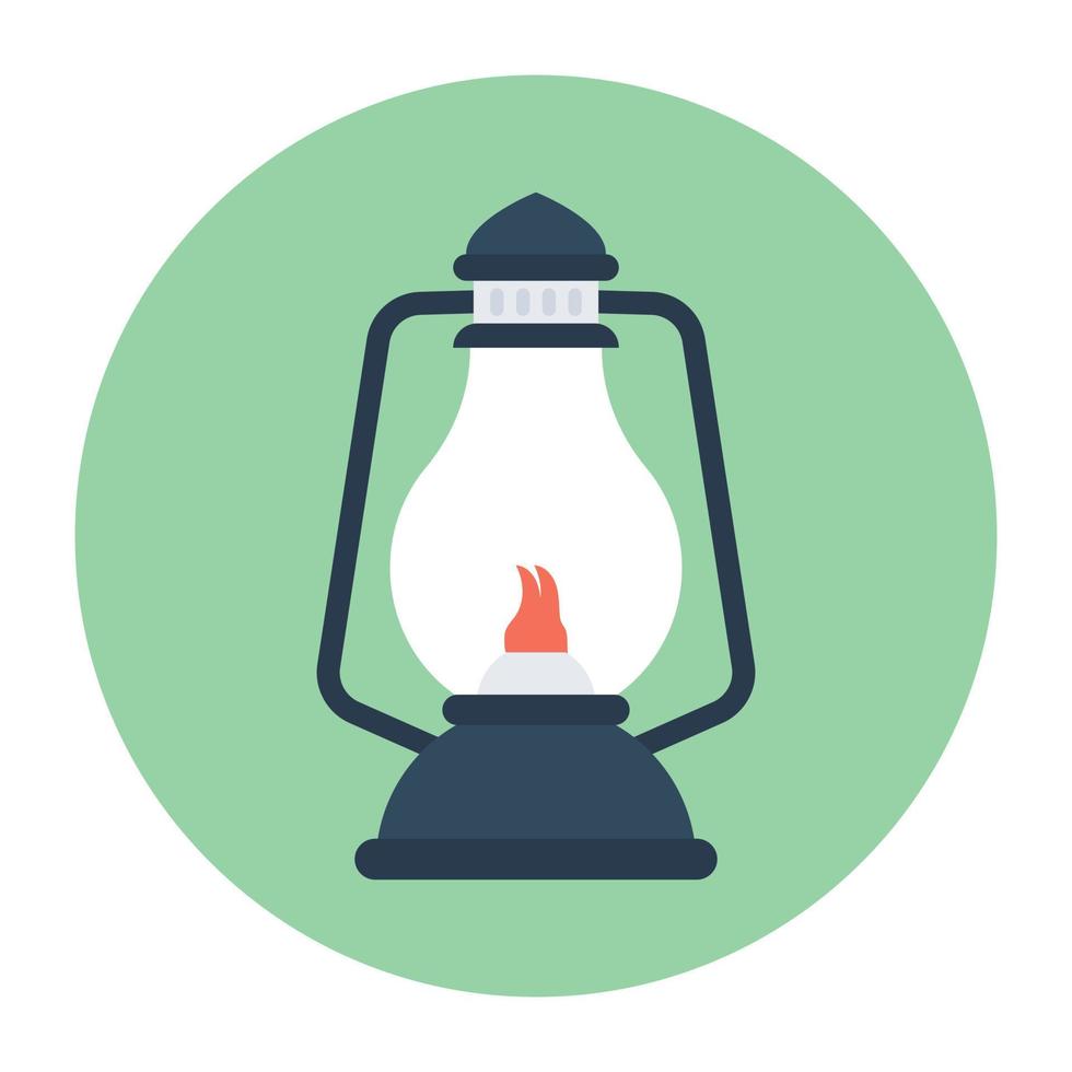 Flame Lantern Concepts vector