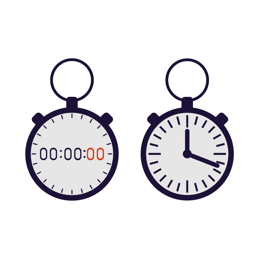 stopwatch vector illustration, vector file eps 10