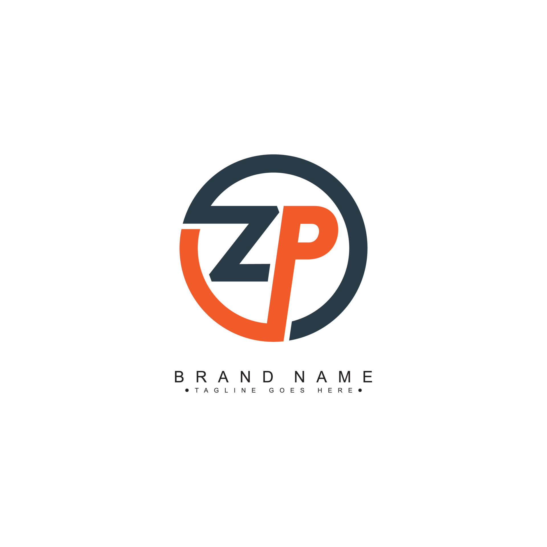 Initial Letter ZP Logo, Simple Alphabet Logo 5853869 Vector Art at Vecteezy