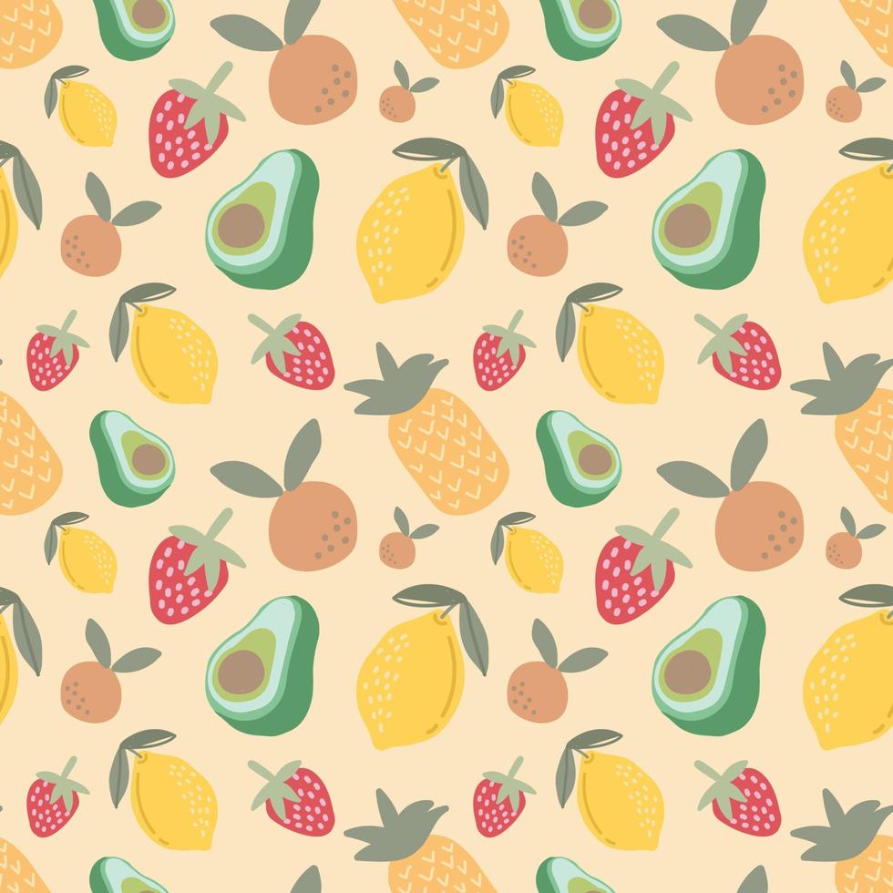 cute things tropical seamless design vector