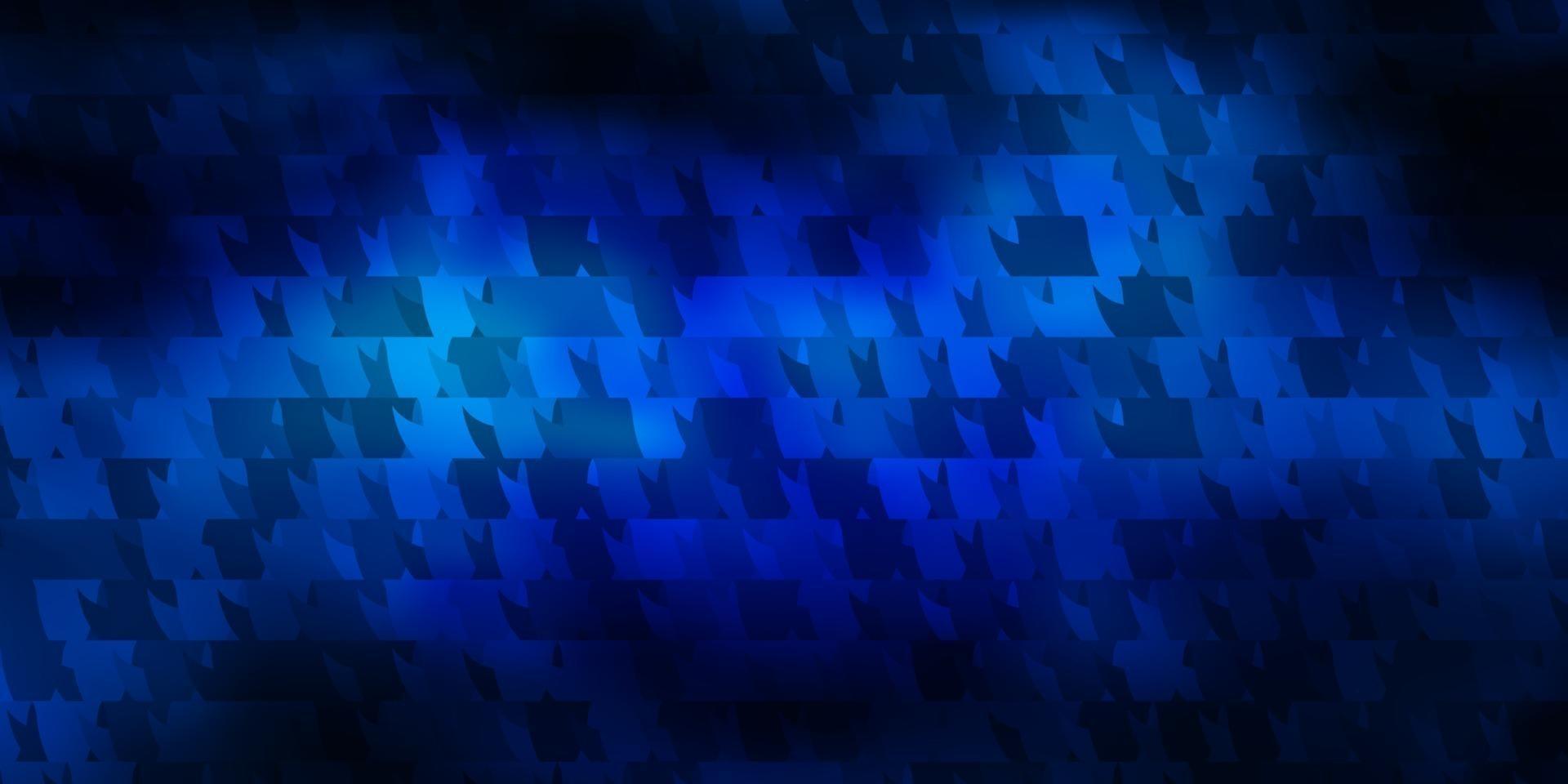 Dark BLUE vector texture with triangular style.
