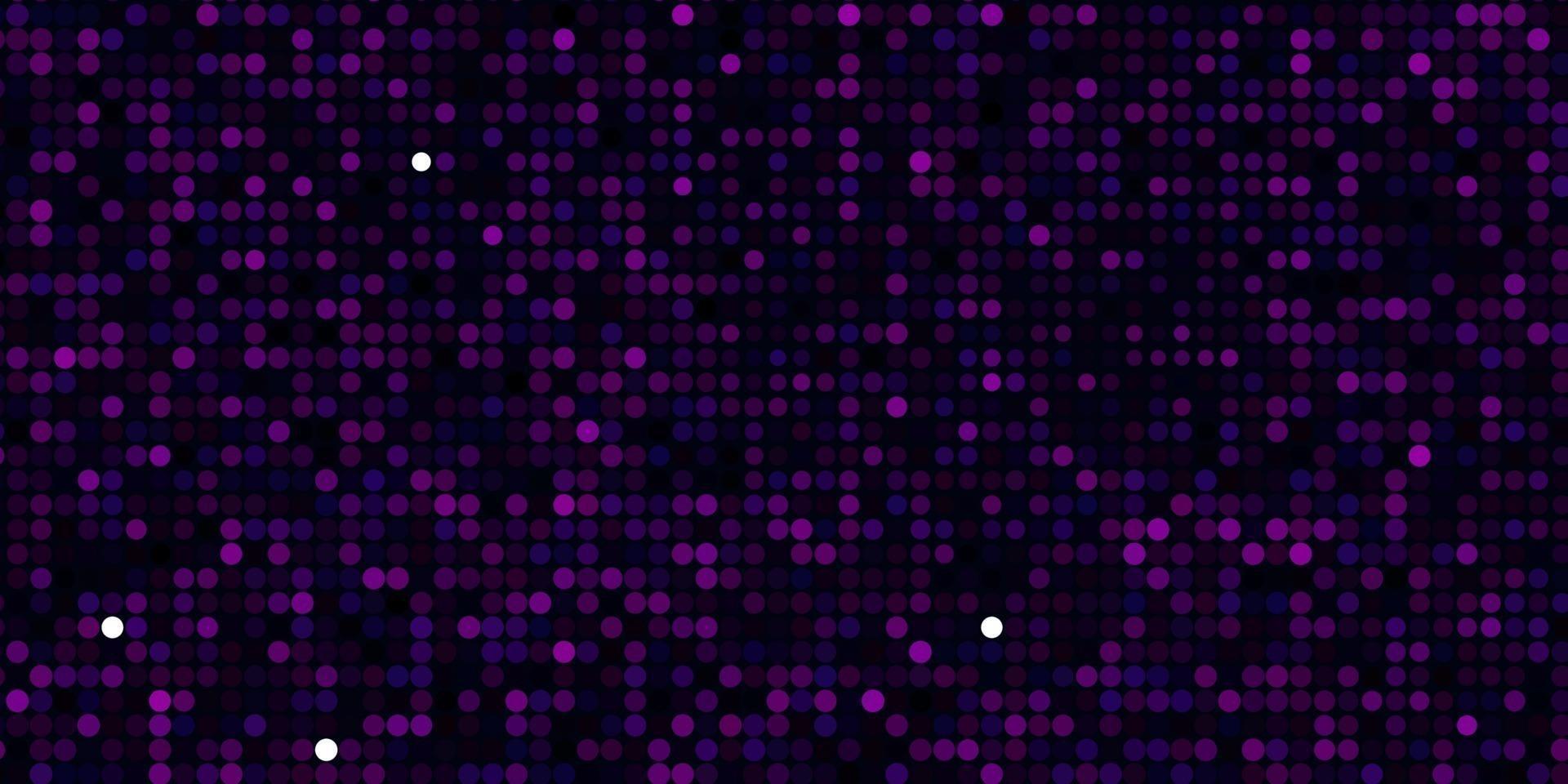 Dark Pink, Blue vector pattern with spheres.