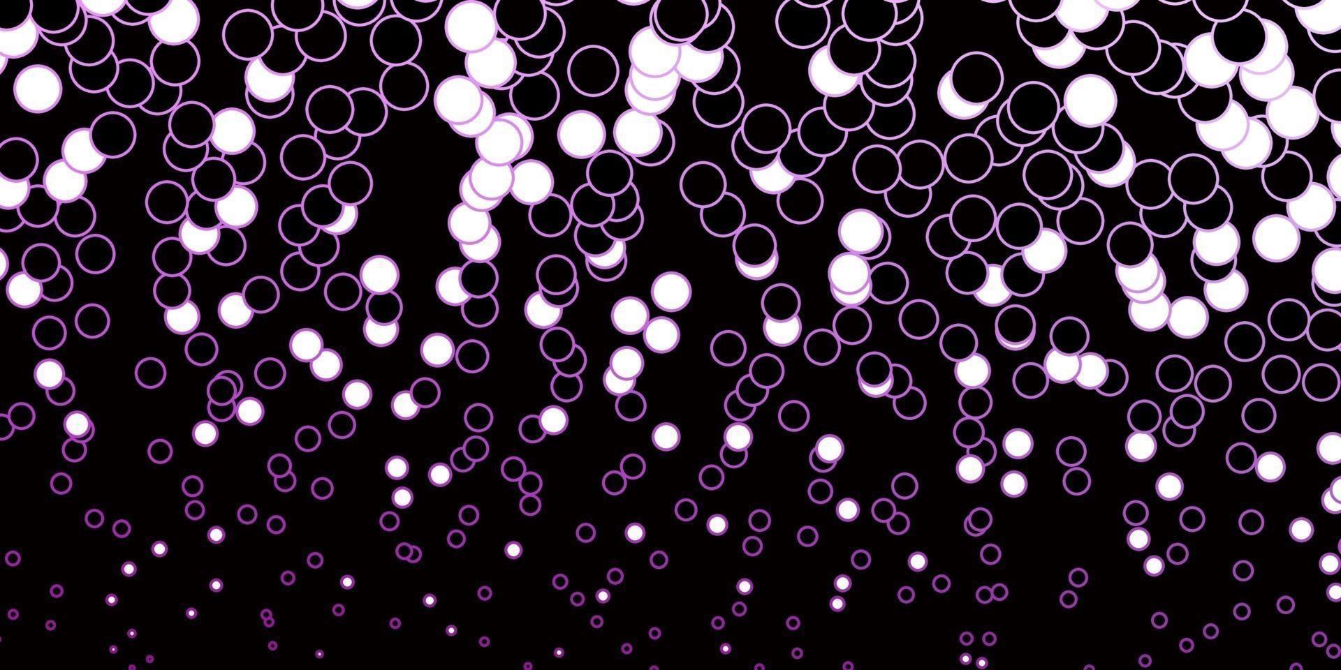 Dark Pink vector layout with circles.