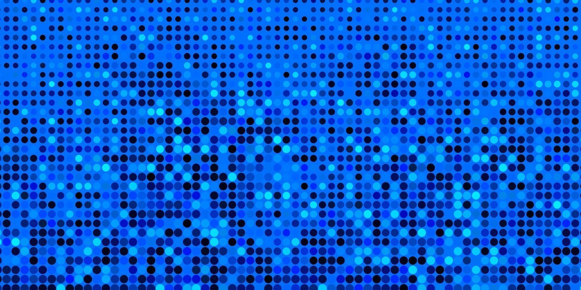 Fondo de vector azul oscuro con círculos.