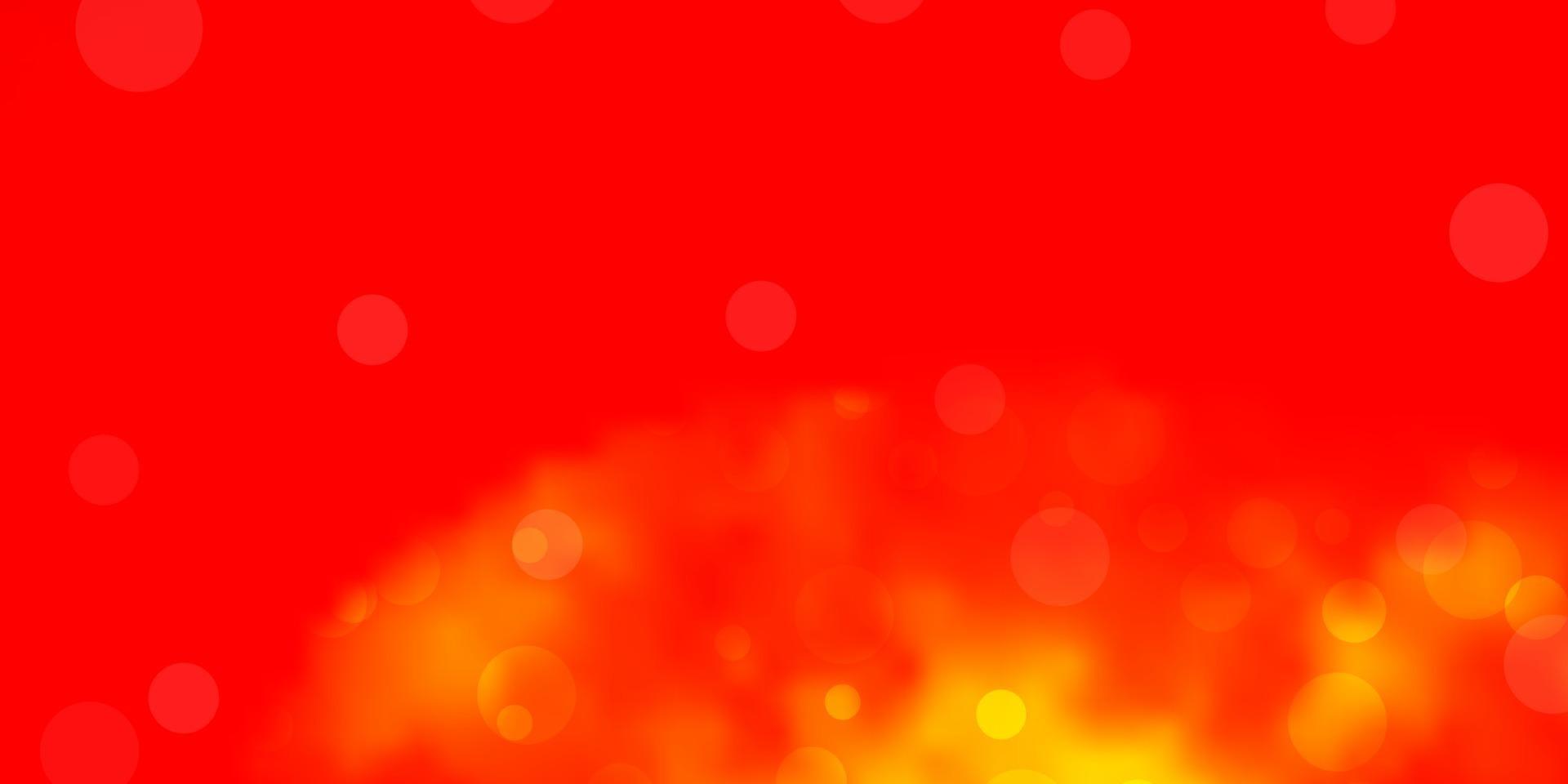 Light Orange vector background with bubbles. 5855329 Vector Art at Vecteezy
