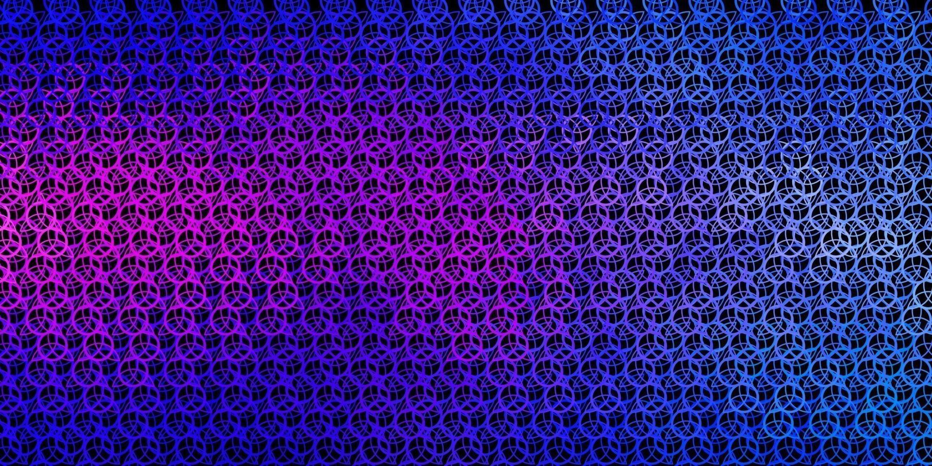 Dark Blue, Red vector texture with religion symbols.