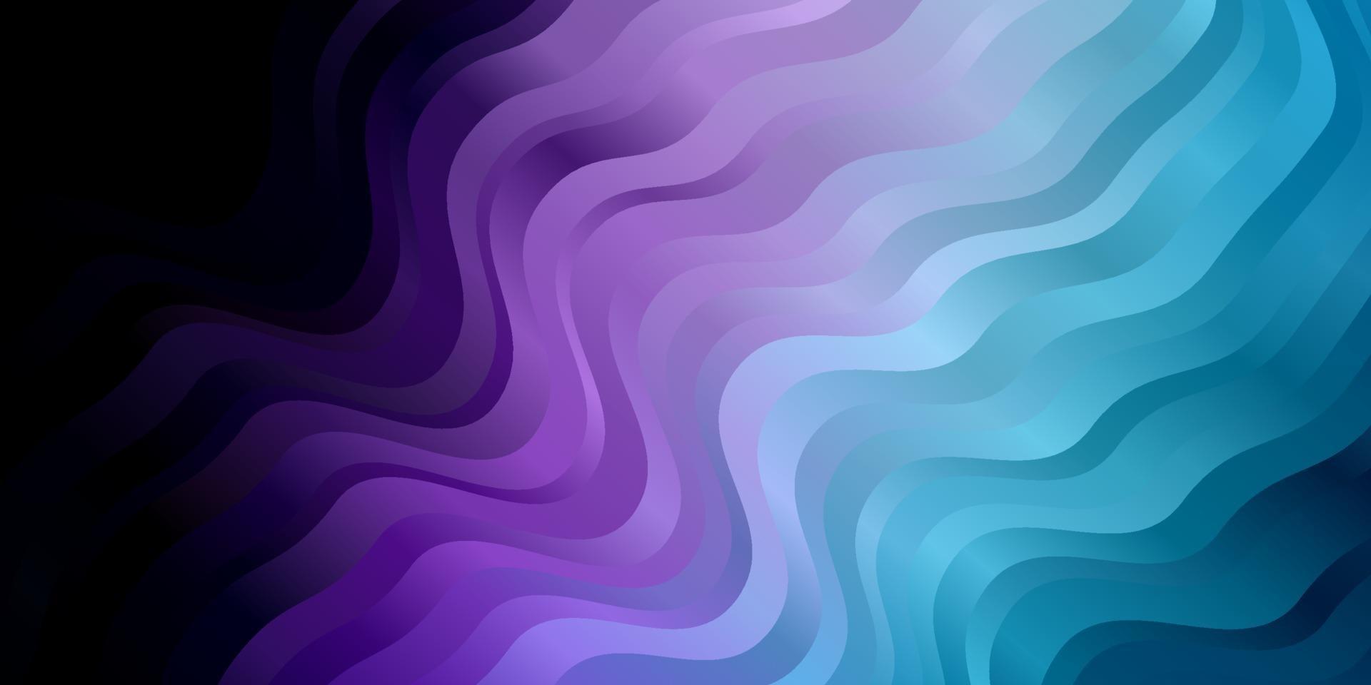 Dark Pink, Blue vector backdrop with bent lines.