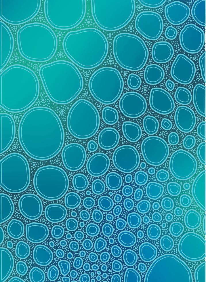 water bubbles texture background vector