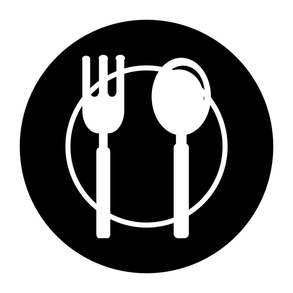 inspiración de vector de diseño plano de icono de comida y bebida