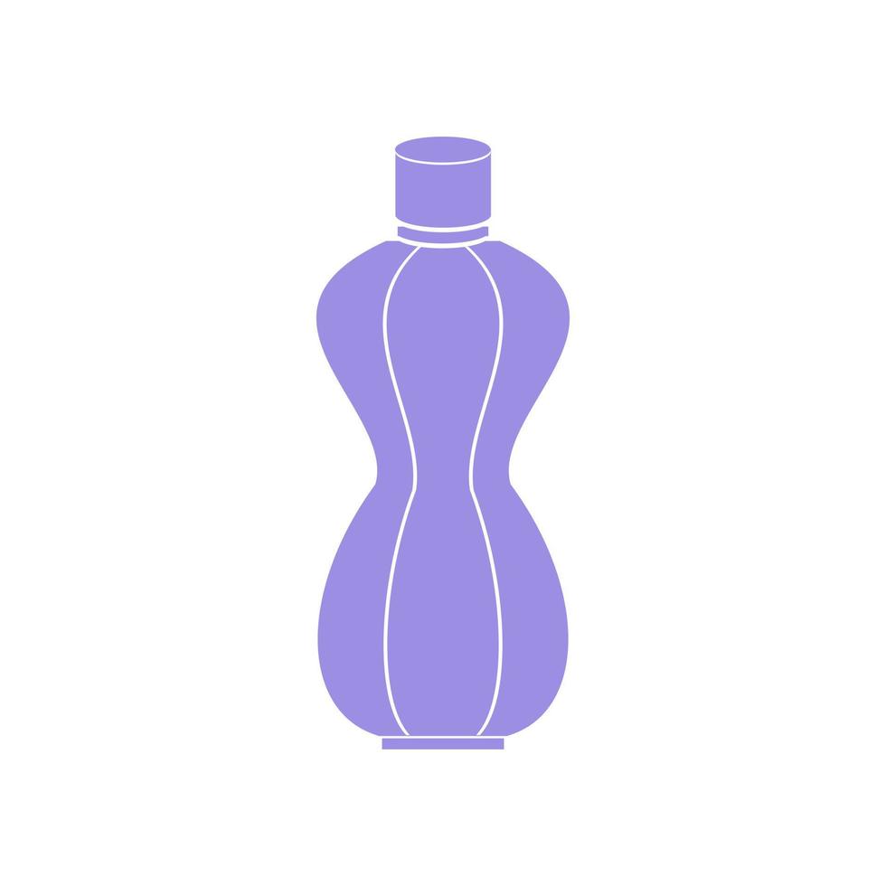 Bottle drink illustration design. purple bottle inspirations design vector