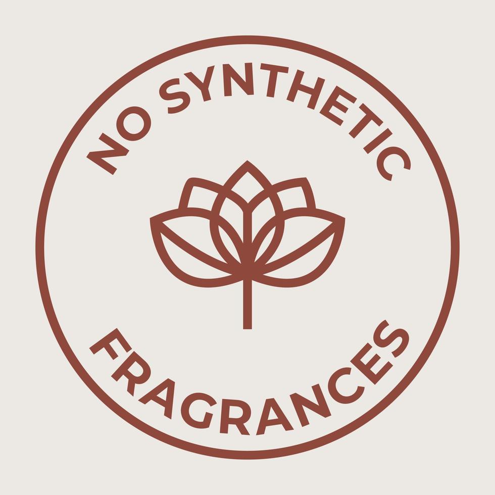 No Synthetic Fragrances Vector Icon