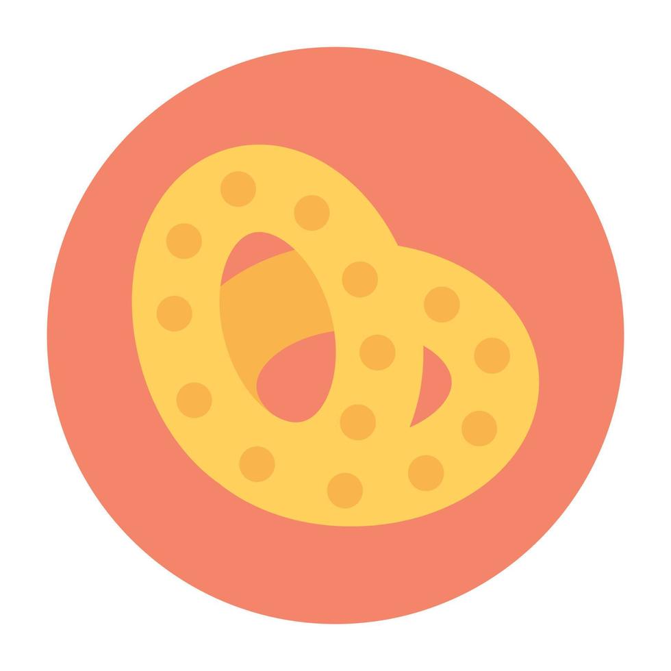 conceptos de pretzel de moda vector