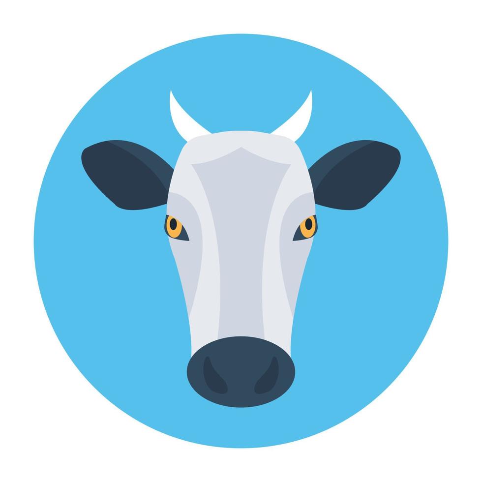 Trendy Cow Concepts vector