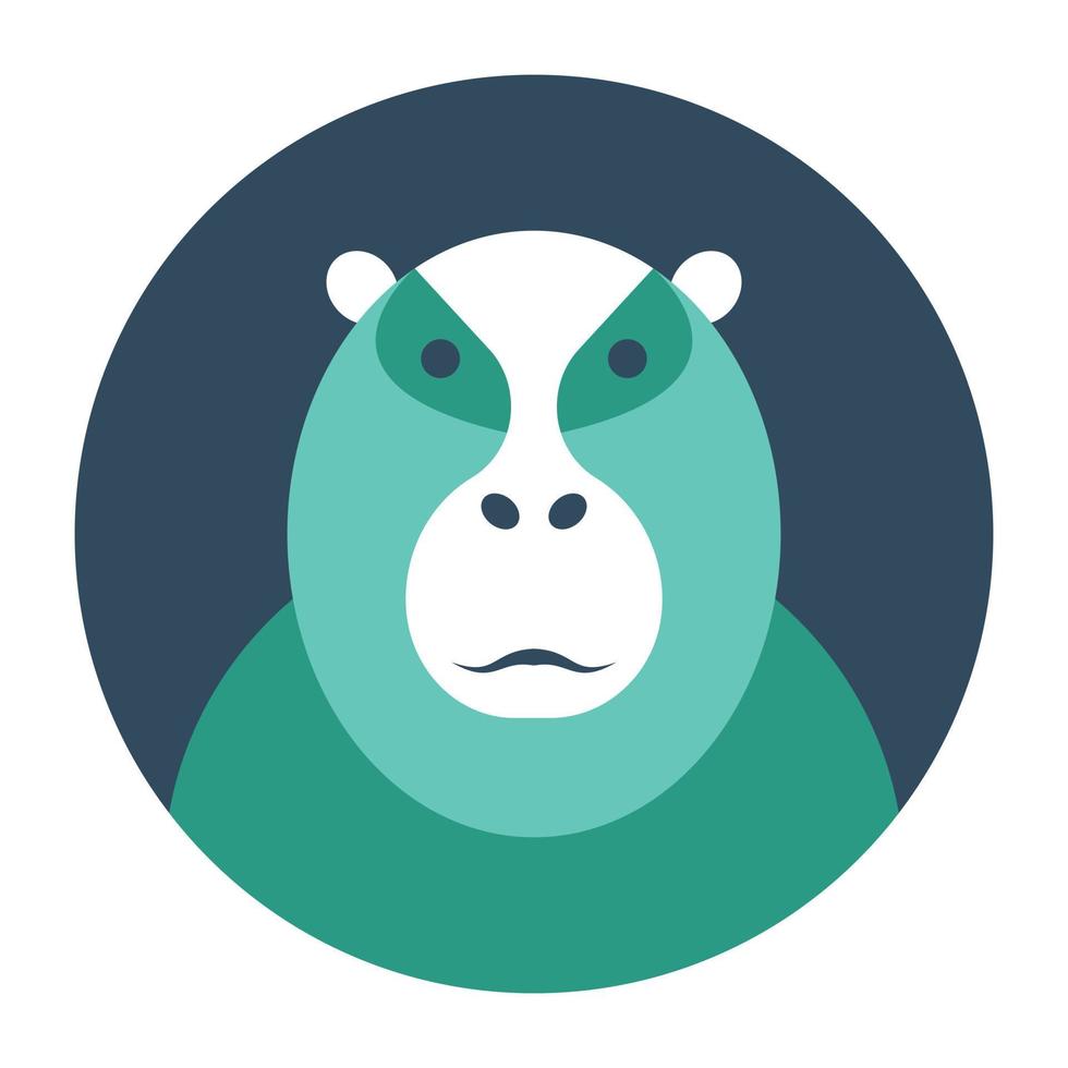 Trendy Gorilla Concepts vector