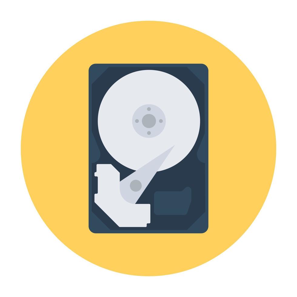 Hard Disk Concepts vector