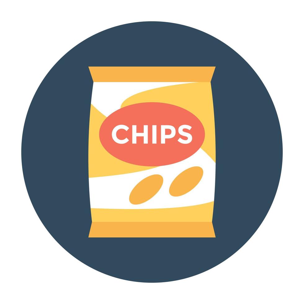Chips Pack Concepts vector